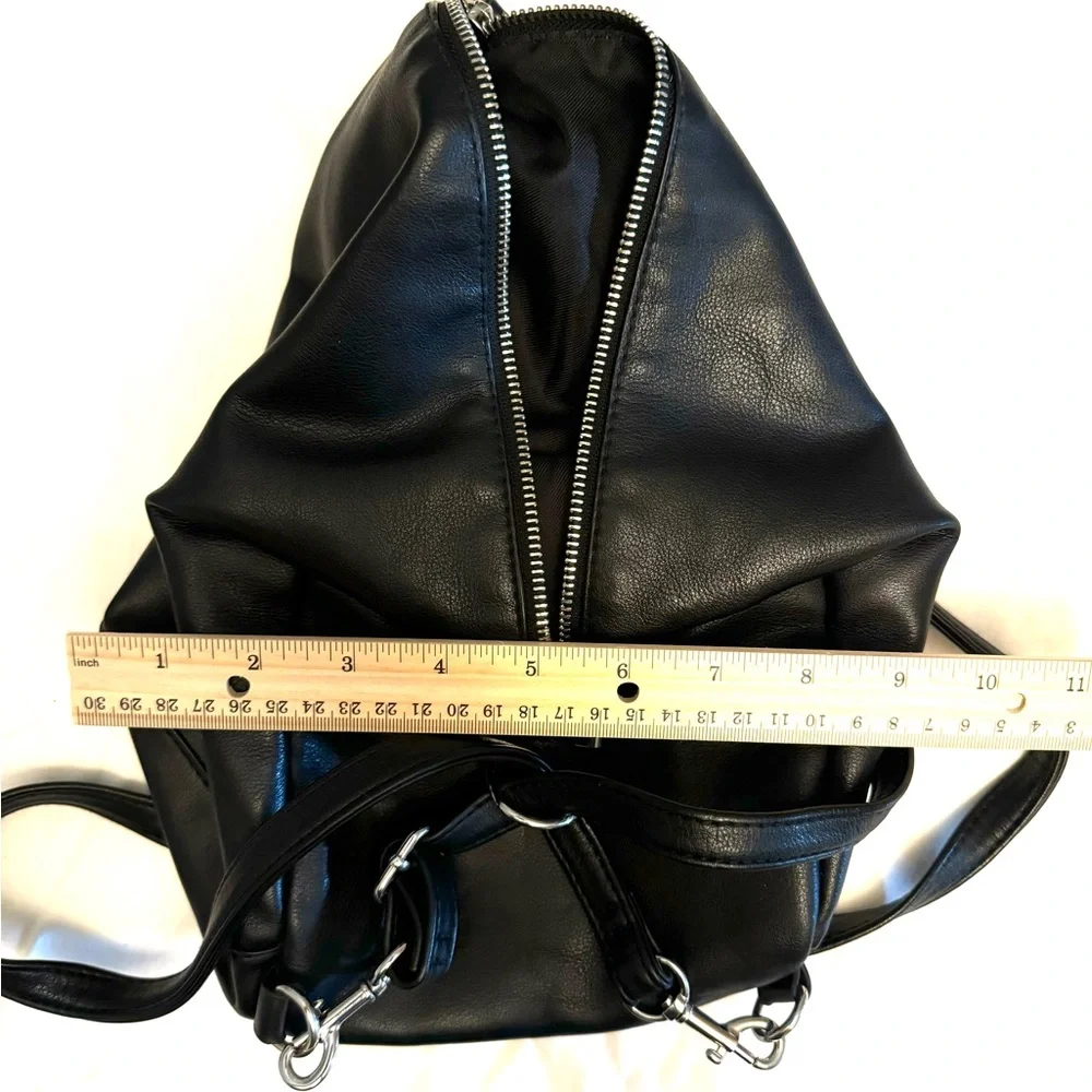 Black Alfani Bangle Detail Sling Backpack